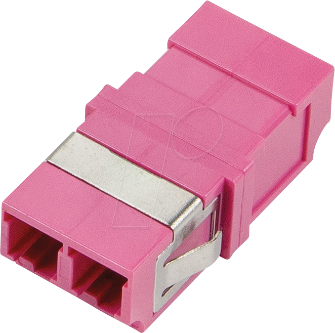 TTL 62155D-K-EV - LWL Adapter, LC / LC Duplex, OM4, erikaviolett