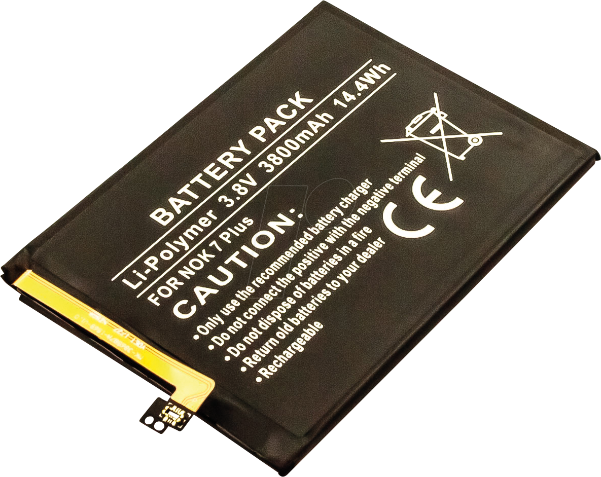 AKKU 13359 - Smartphone-Akku für Nokia-Geräte, Li-Po, 3800 mAh