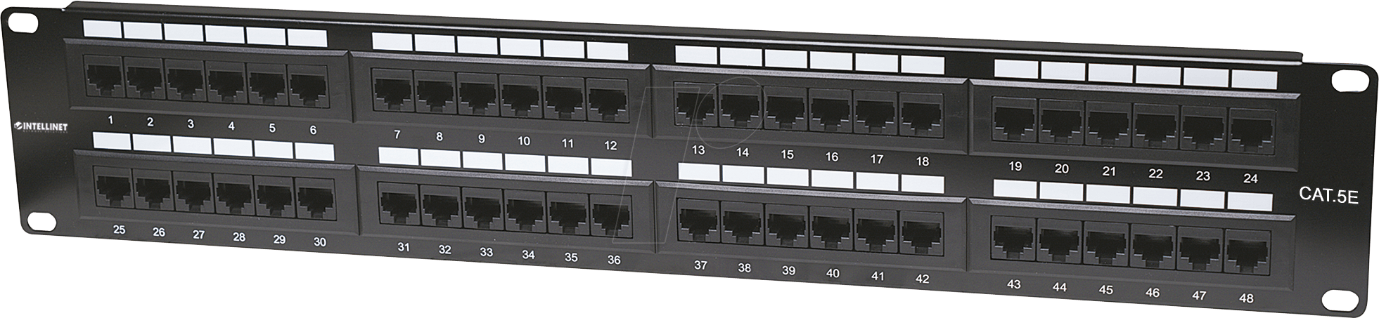 INT 513579 - Patchpanel, 48-Port, Cat5e, 2 HE