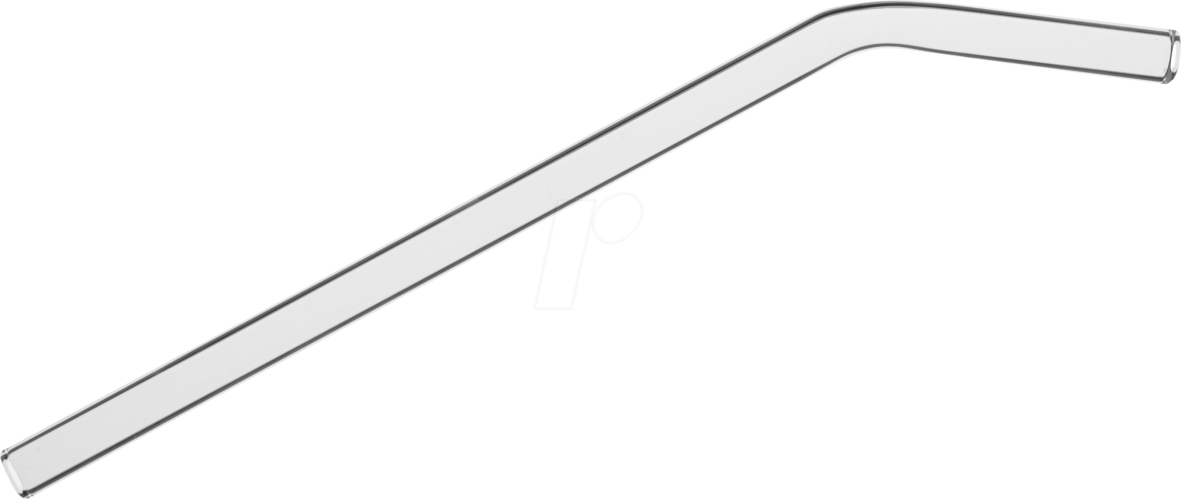 TFA 14201806 - Trinkhalme aus Glas gebogen (6er Pack inkl. Reinigungsbürste)