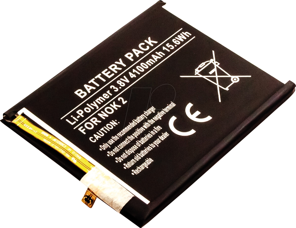 AKKU 13354 - Smartphone-Akku für Nokia-Geräte, Li-Po, 4100 mAh