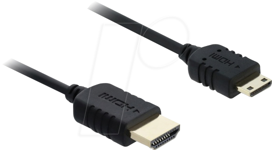 DELOCK 81685 - High Speed HDMI Stecker zu Mini HDMI Stecker, 8K 60 Hz, 2 m