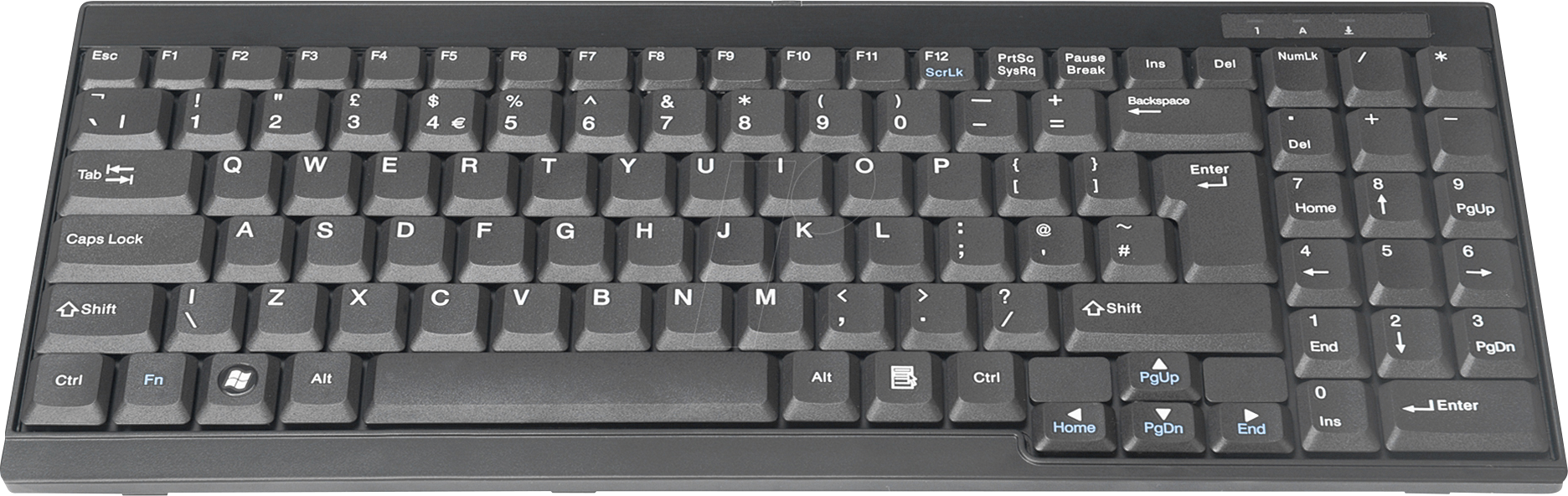 DIGI DS-72000UK - Tastatur für KVM-Konsolen, britisches Layout
