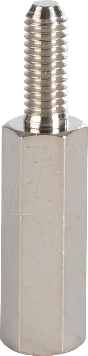 VT DA 15MM - Distanzhülsen, Metall, 6-Kant, M3, 15mm