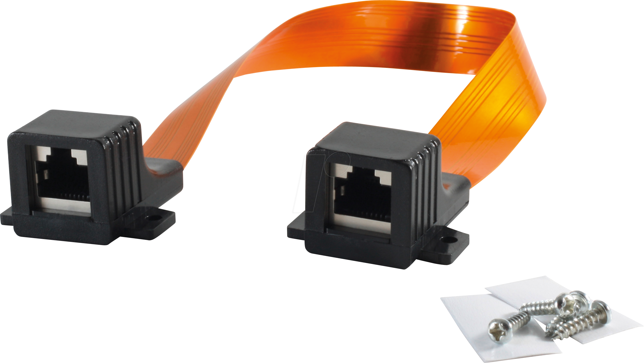 SHVP BS08-001010 - RJ45 Fensterdurchführung, transparent, Länge 30 cm