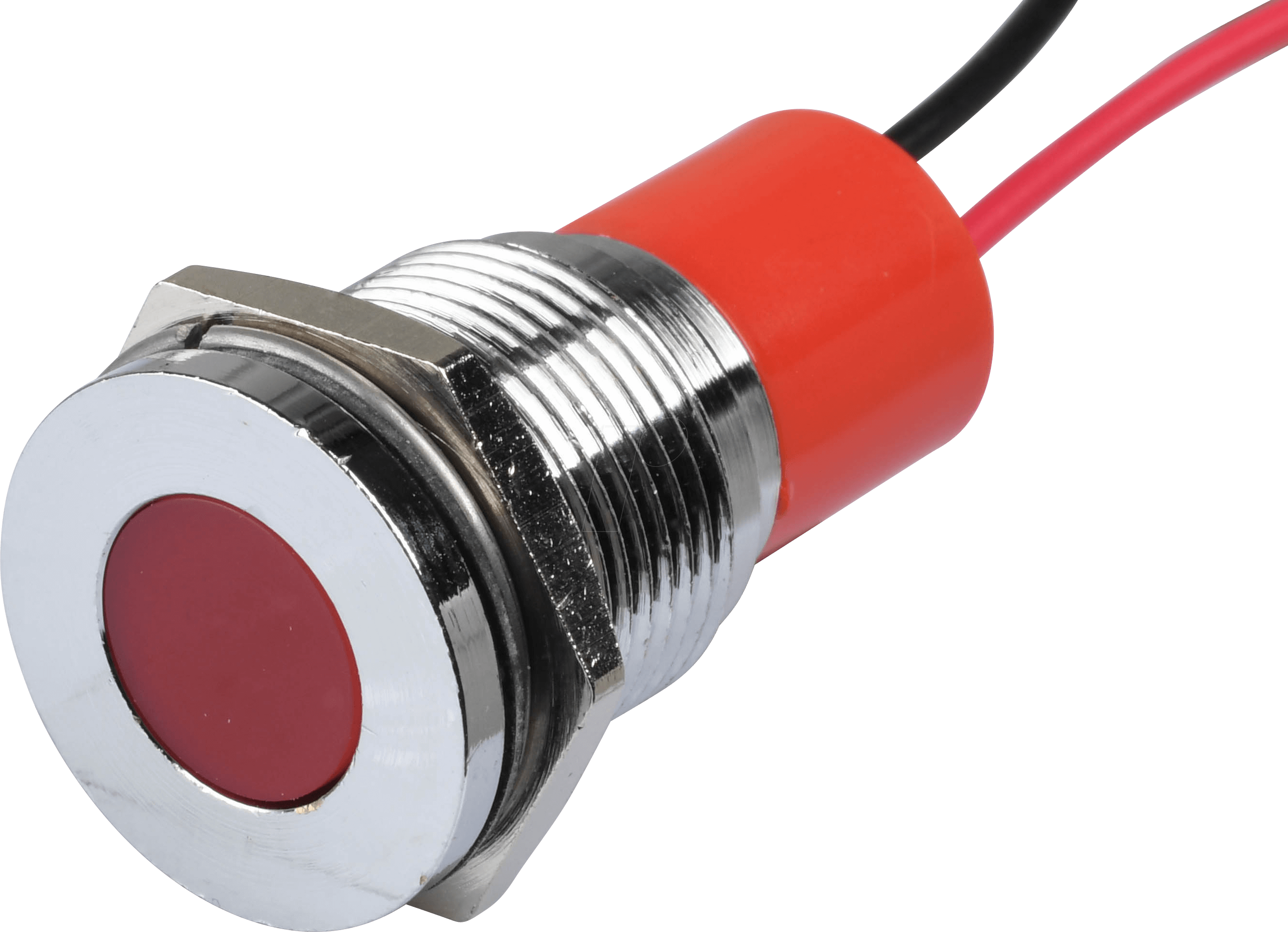 APM Q16F3C R220E - LED-Signalleuchte, rot, 220 V, Ø 16 mm, bündig, bedrahtet