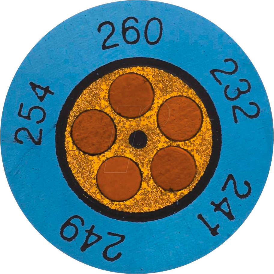 TESTO 0646 0075 - Mini-Temperaturindikator testoterm, +143 ... +166 °C, 10er-Pack