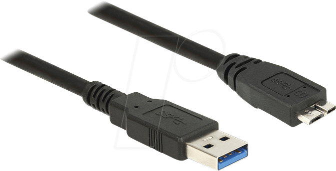 DELOCK 85075 - USB 5 Gb/s Kabel, A Stecker auf Micro B Stecker, 3,0 m