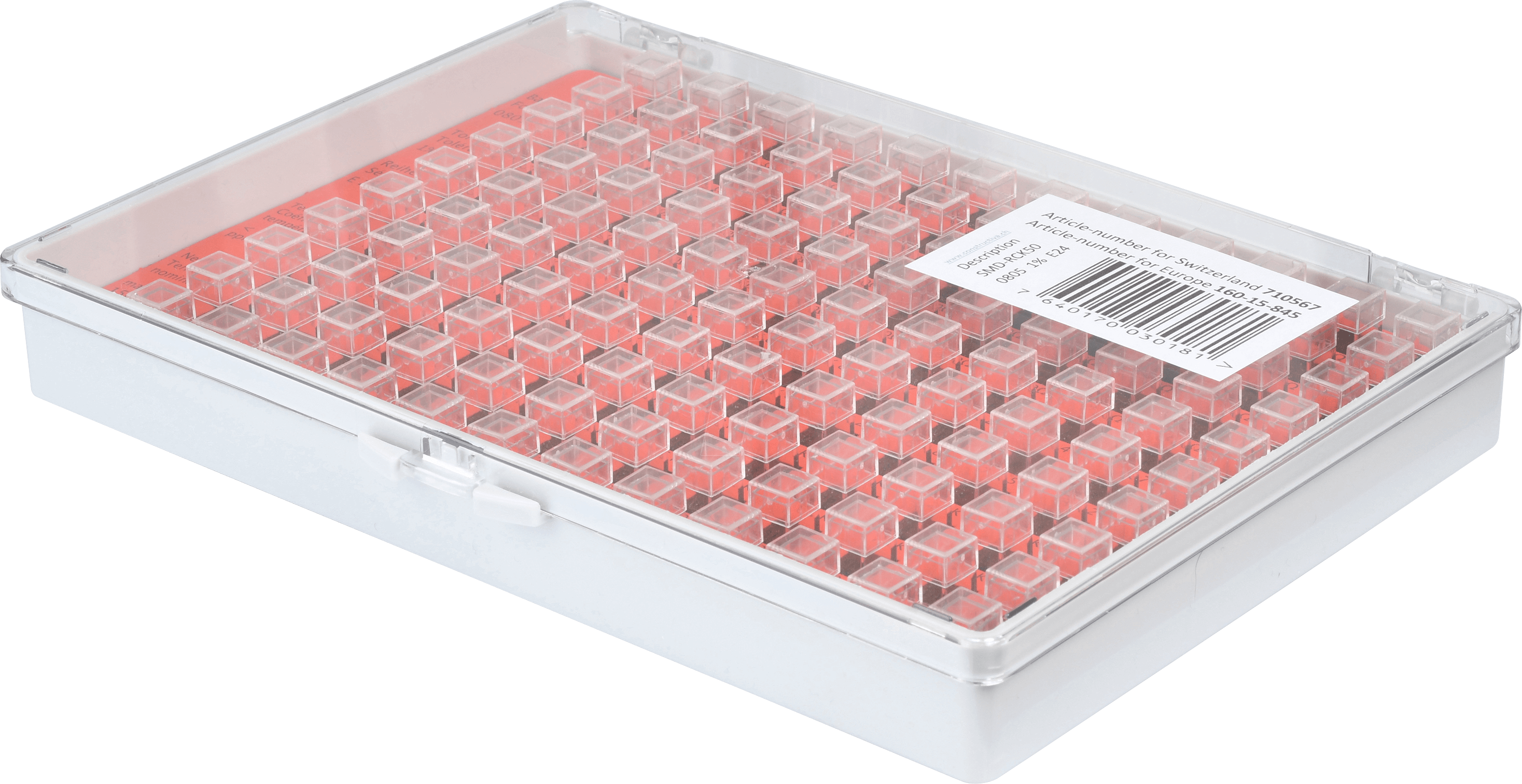 SORT 0603 R50E24 - Widerstandssortiment, 0603, E24, 1%, 50 Stk./Wert