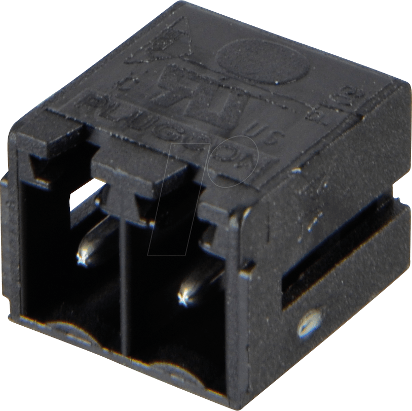 AKL 383-02 - Wannenstecker für AKL 369, 2-pol, RM3,81