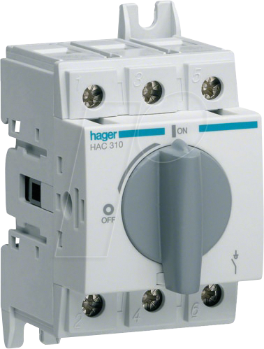 HAGER HAC310 - Lasttrennschalter 3polig 100A