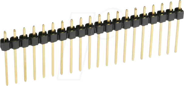 ECON SL20G1F - Stiftleiste 1x20 polig gerade 2,54 mm Länge 17,8 mm