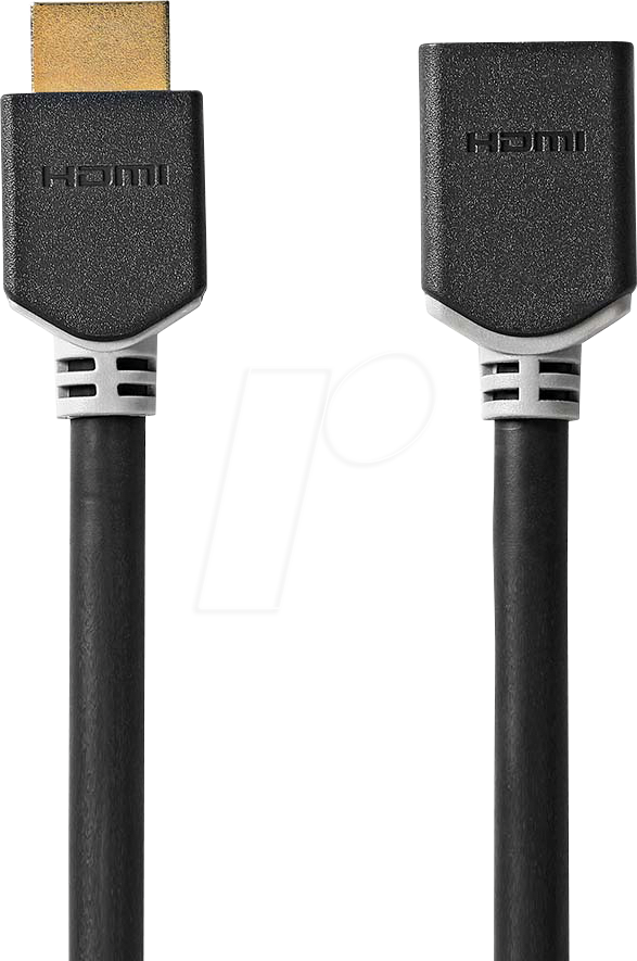 N CVBW35090AT10 - HDMI Stecker > HDMI Buchse, 8K@60Hz, Anthrazit, 1.00m