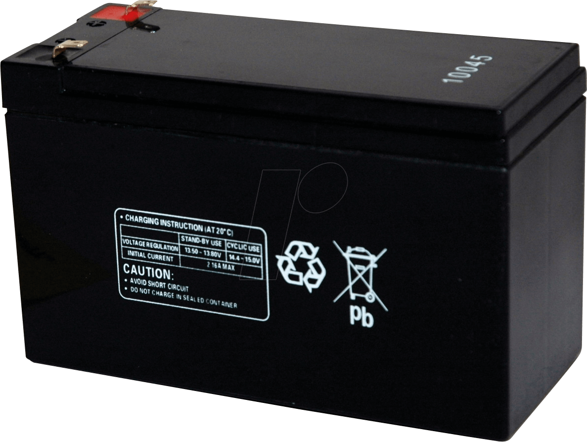 FI FG 12-7,2-4,8 - Blei-Vlies-Akku, 12 V, 7,2 Ah