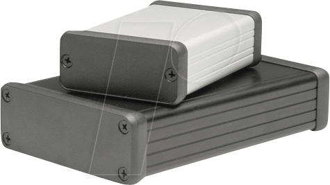 1455J1202 - Profilgehäuse, 1455 J, 120 x 78 x 27 mm, silber