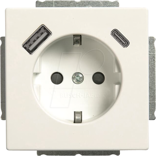 BJ 20EUUSBAC-44M - Schutzkontakt-/USB-A+C Steckdose Safety+