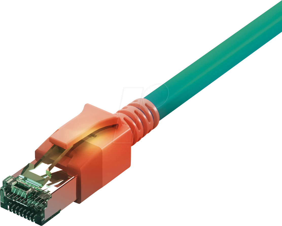 CS1OTADAD0015 - Cat.6a LED Patchkabel, DualBoot, S/FTP, türkis, 1,5 m