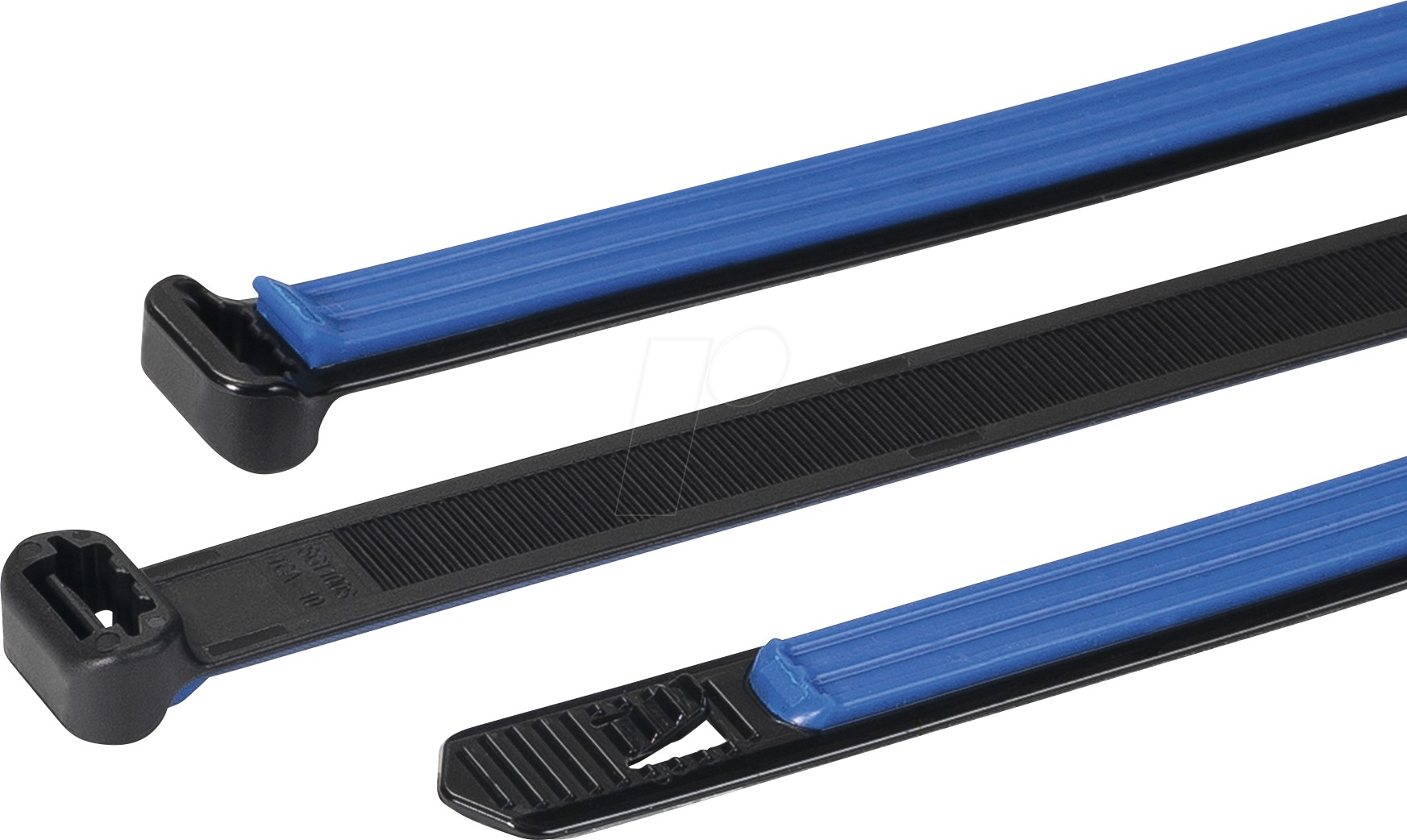 HT 111-50001 - Kabelbinder 140x12,7 mm, schwarz/blau