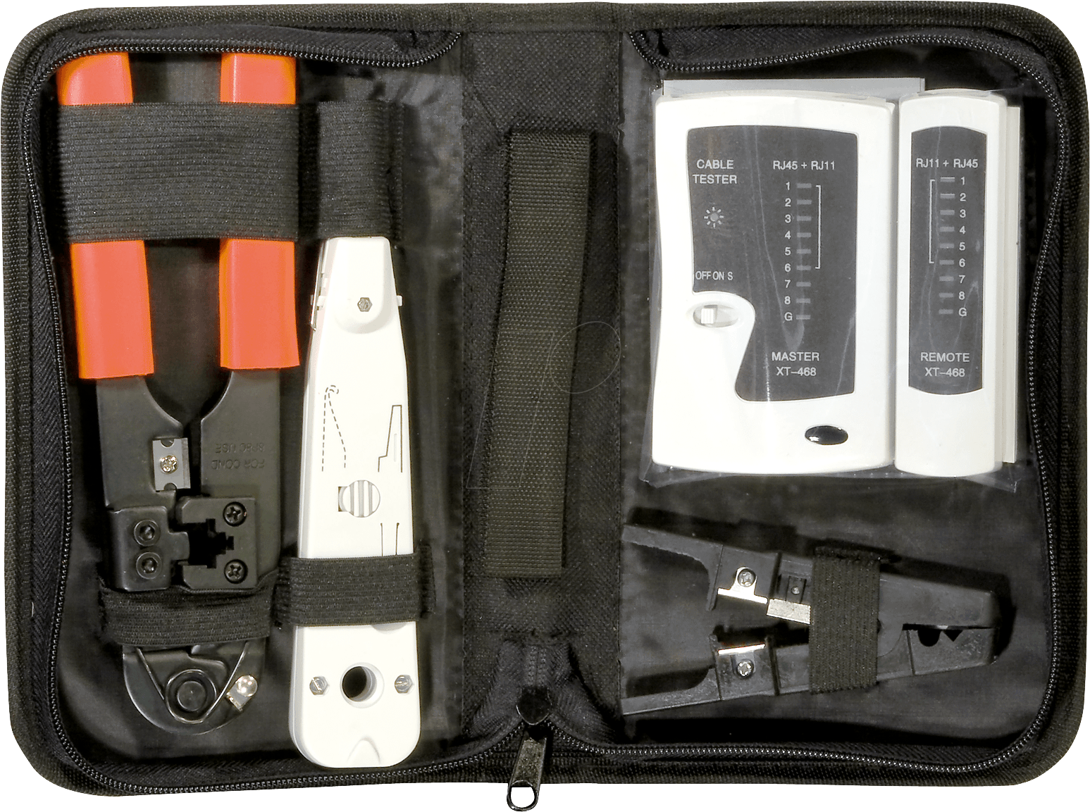 PC-NETZWERK KIT - Netzwerk Werkzeug Etui zur Installation / Test