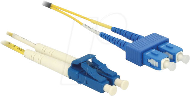 DELOCK 84801 - LWL Kabel, LC / SC, Duplex, OS2, 3 m