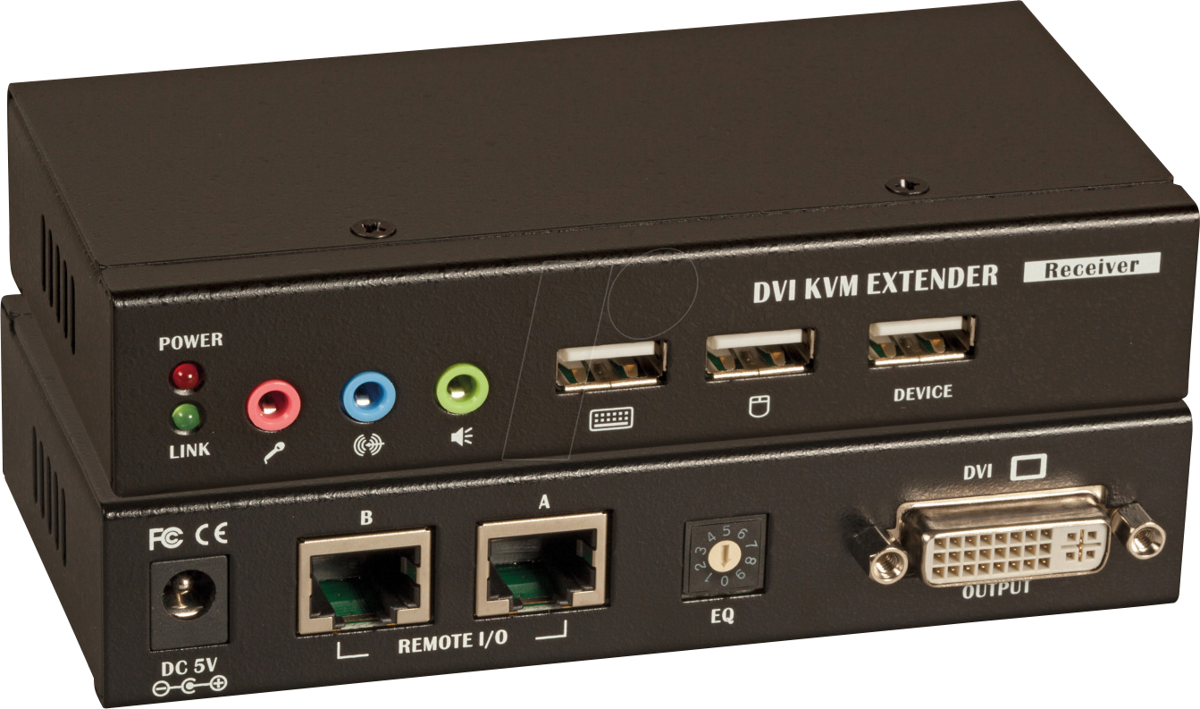 EFB EB963 - KVM Extender, DVI, USB, Set