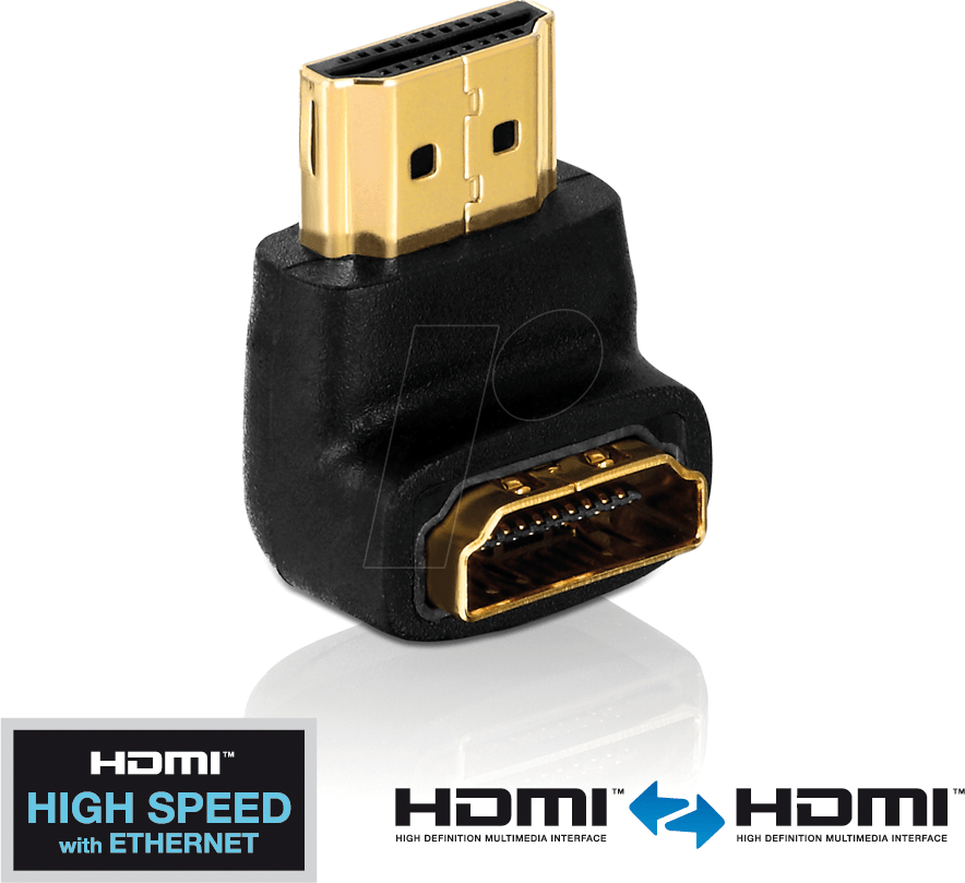 Thumbnail - PURE PI035 - Adapter, HDMI A Stecker auf HDMI A Buchse, PureInstall Serie