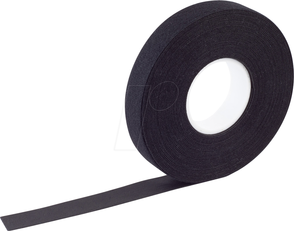 SHVP BS18-10050 - Klettband, 16mm, schwarz, 10m