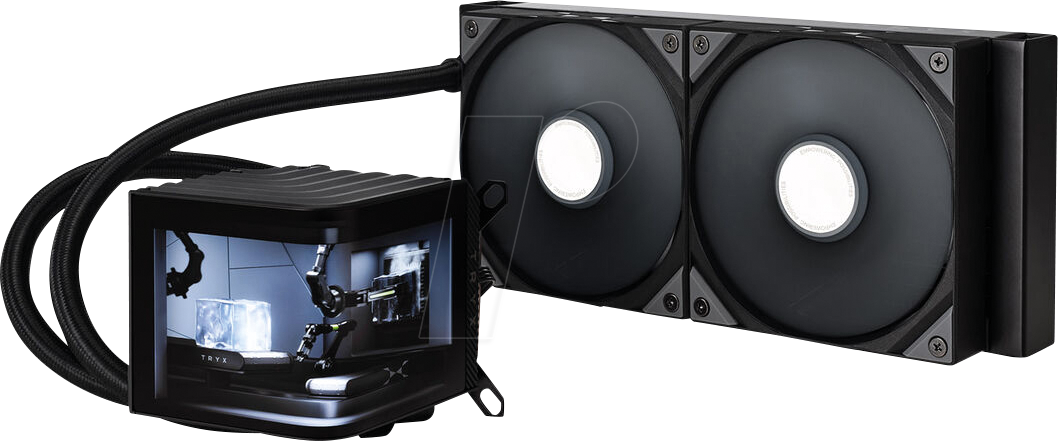 TRYX 650100 - TRYX PANORAMA AiO, 240 mm, schwarz