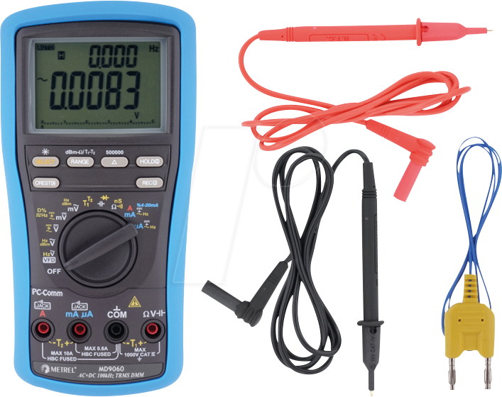 MD 9060 - Multimeter MD 9060, digital, 1000 V, TRMS