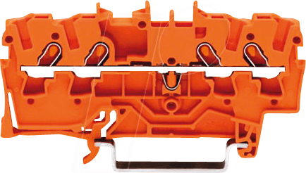 WAGO 2001-1402 - Durchgangsklemme, 4-Leiter, Ø 0,25 - 1,5 mm