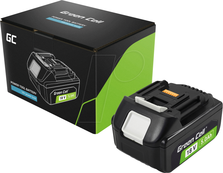 GC PTMA18V5 - Werkzeugakku für Makita-Geräte, 18 V, 5Ah