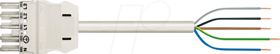 WAGO 771-9516-32 - WINSTA® MIDI Anschlussleitung, 5-pol, 3m
