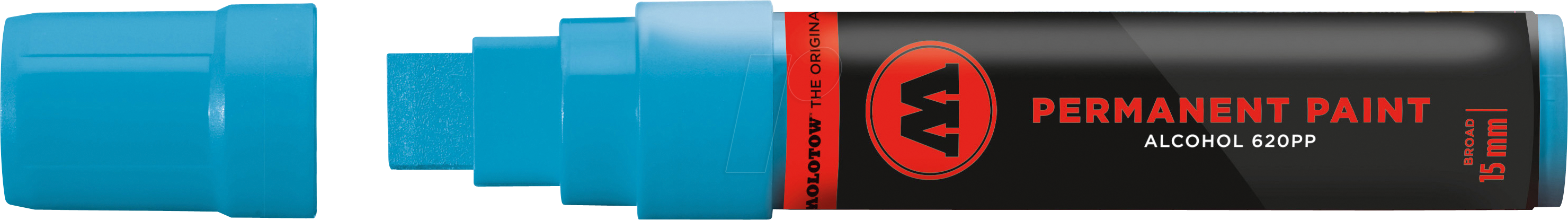 MO620162 - Permanent Marker 620PP, 15 mm, hellblau