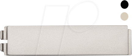 Thumbnail - 2N 9155051 - Zusatzmodul, Blindtasterabdeckung, nickel