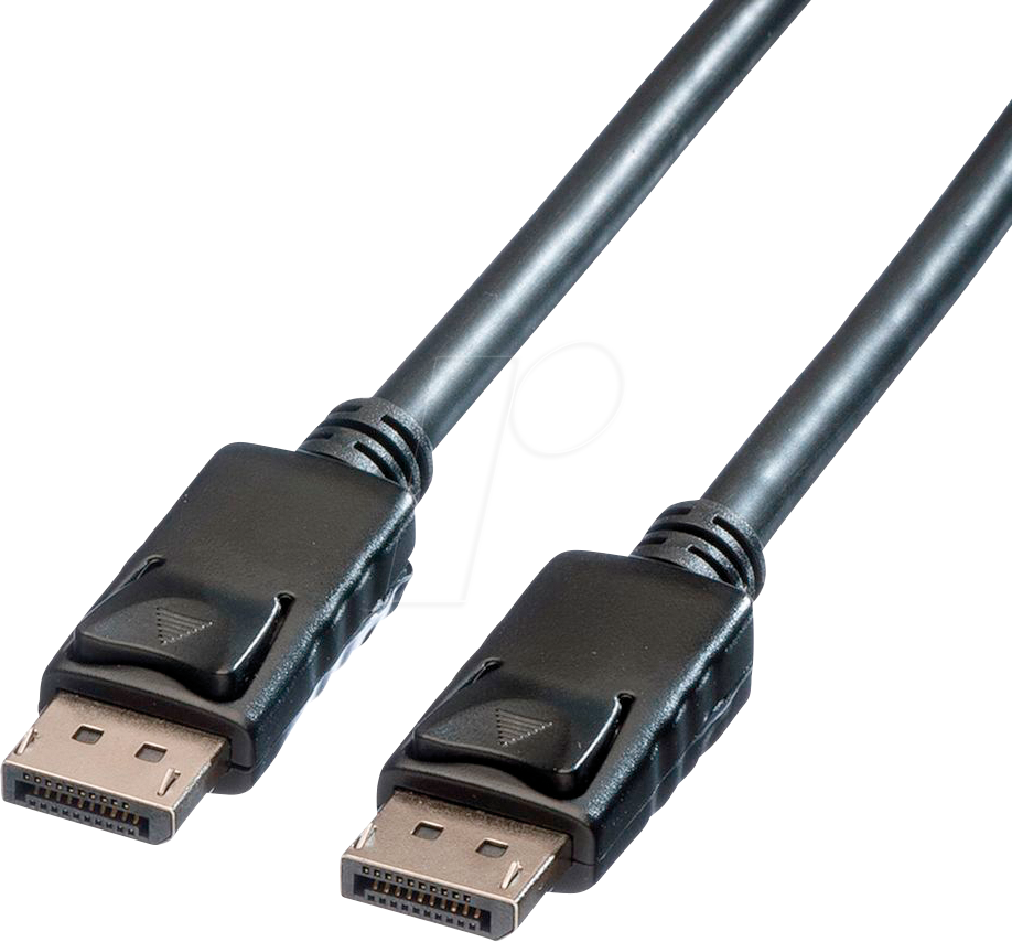Thumbnail - ROLINE 11045604 - DisplayPort 1.2 Kabel, 4K 60 Hz, 7,5 m