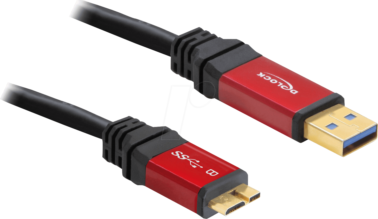 DELOCK 82760 - USB 5 Gb/s Kabel, A Stecker auf Micro B Stecker, 1 m