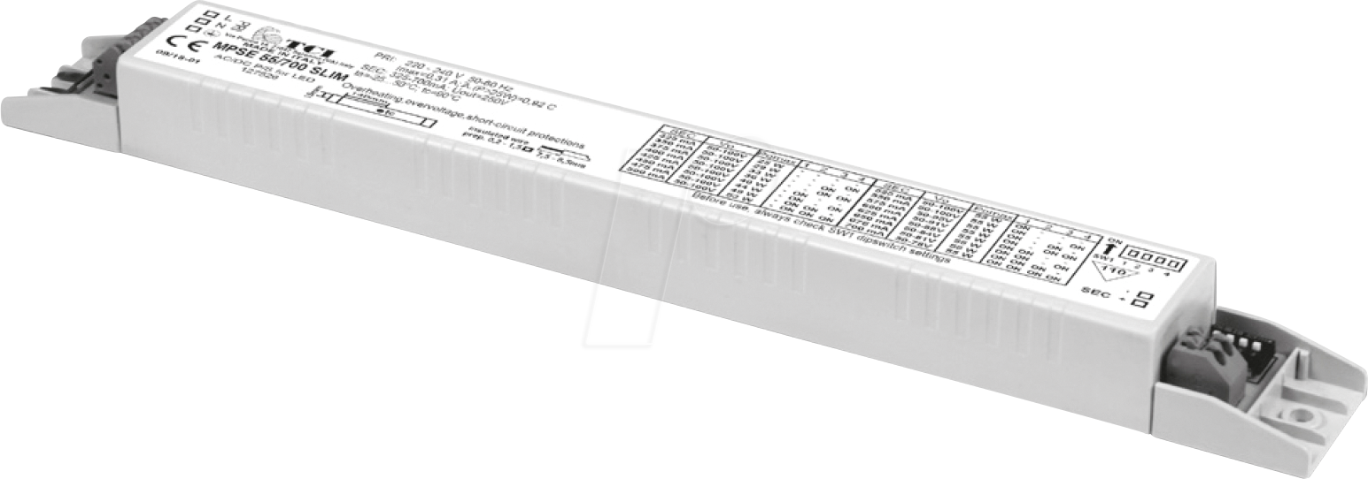 TCI 127526 - LED-Netzteil, 55 W, 325 - 700 mA