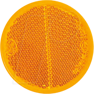 ANHGR 920971 - Anhänger - Reflektor, rund, orange, 2er-Set