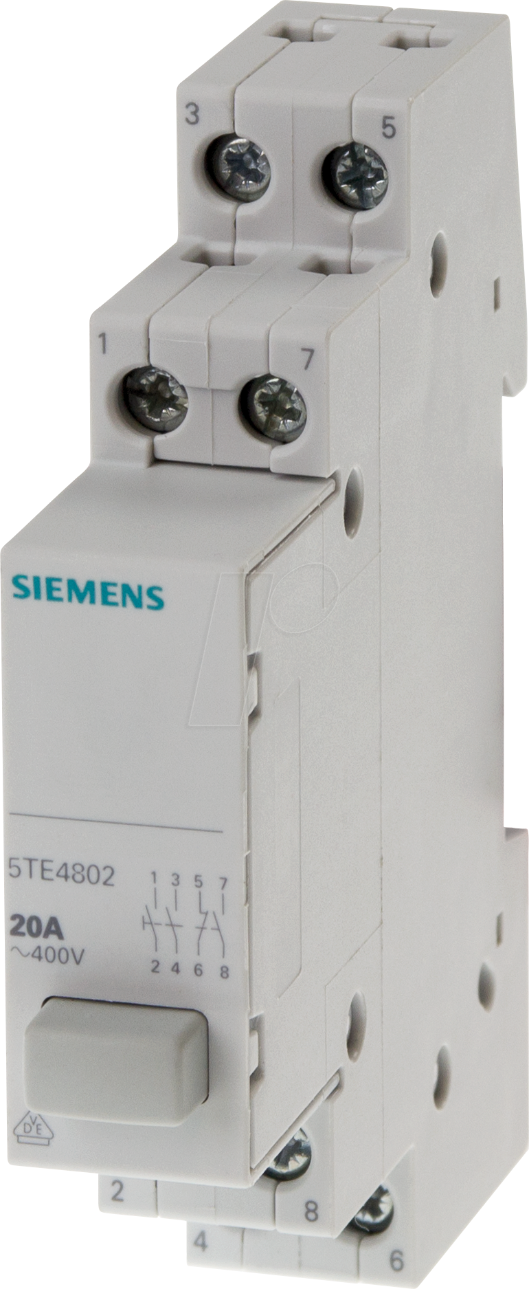 SIE 5TE4802 - Taster, 3S+1OE, 1 Taste grau, ohne Rastfunktion