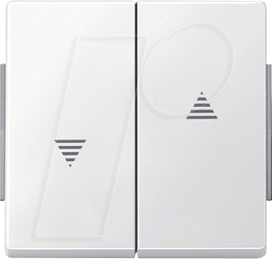 EL ME 343419 - Aquadesign Wippe, Rollladenschalter, polarweiß