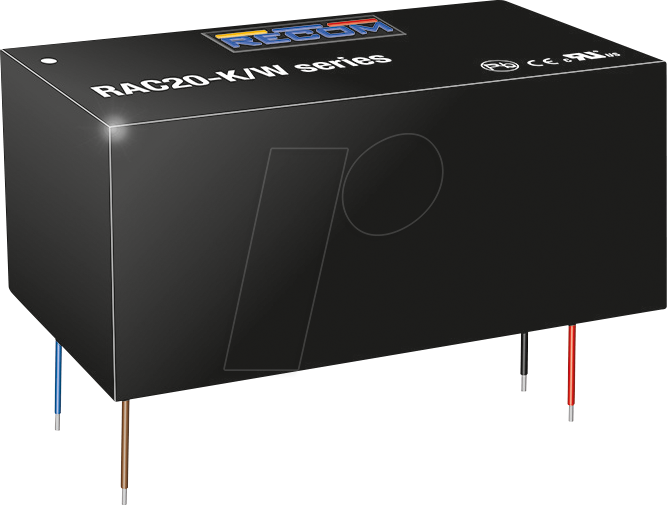 RAC20-24SK-W - AC/DC-Wandler, 20 W, 85-264 V AC, 24 V DC, Modul