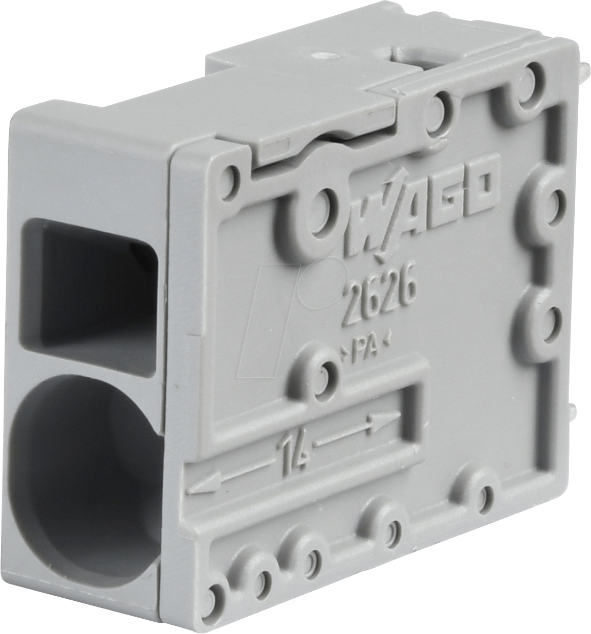 WAGO 2626-3101 - Leiterplattenklemme - RM 7,5 mm, Ø 6 mm², 1-polig