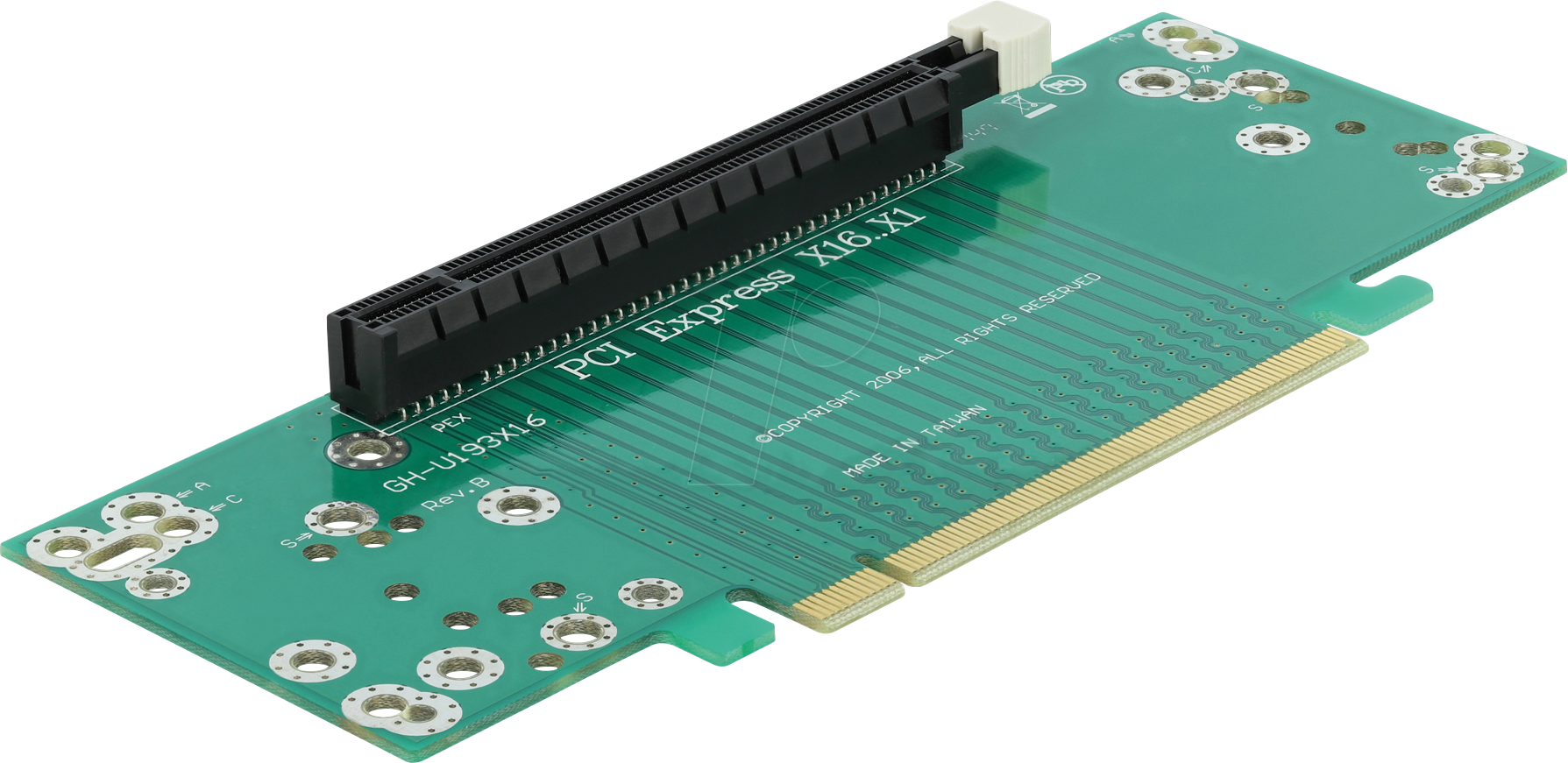 DELOCK 41982 - Riser Karte, PCIe x16 > x16, linksgerichtet