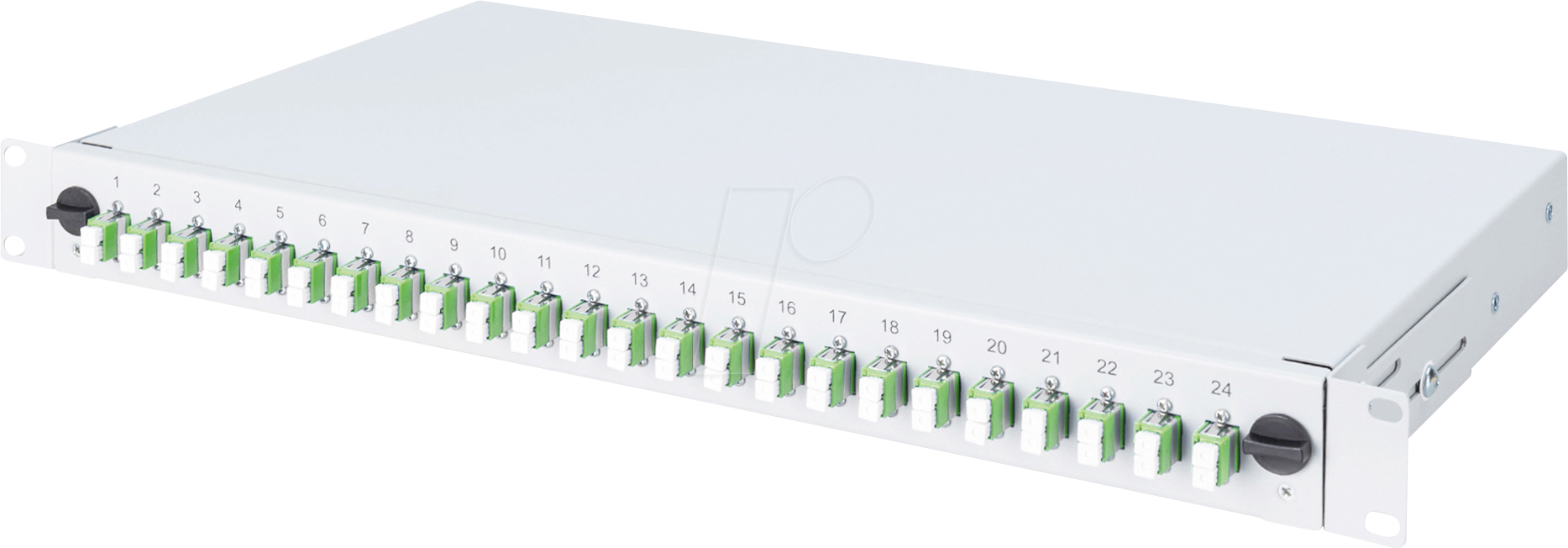 DIGI DN963329APC - LWL Spleißbox, 1HE, bestückt, 24x LC DX, OS2