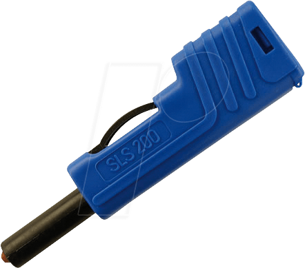 SLS 200 BL - Sicherheitslaborstecker, 4 mm, blau
