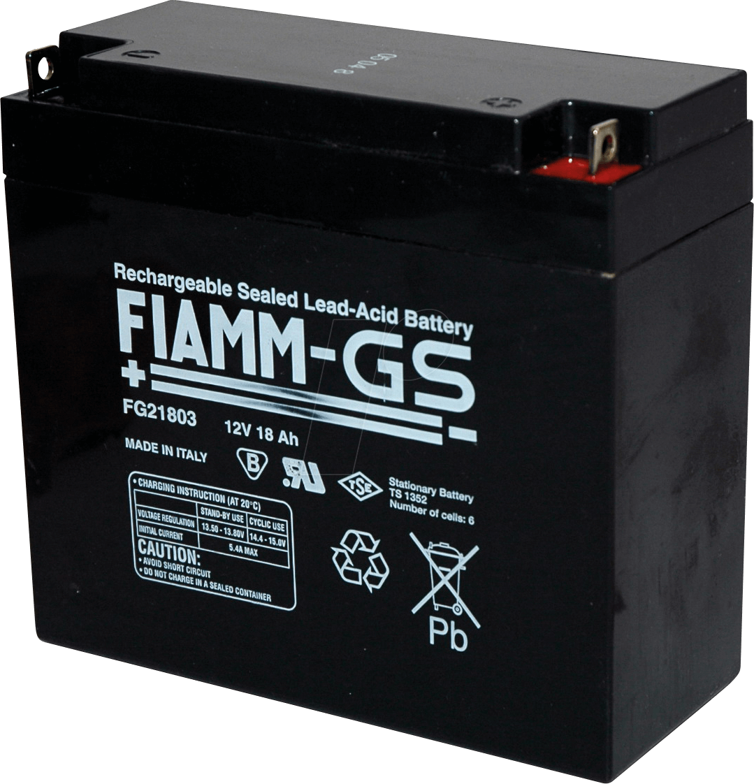 FI FG 12-18 - Blei-Vlies-Akku, 12 V, 18,0 Ah