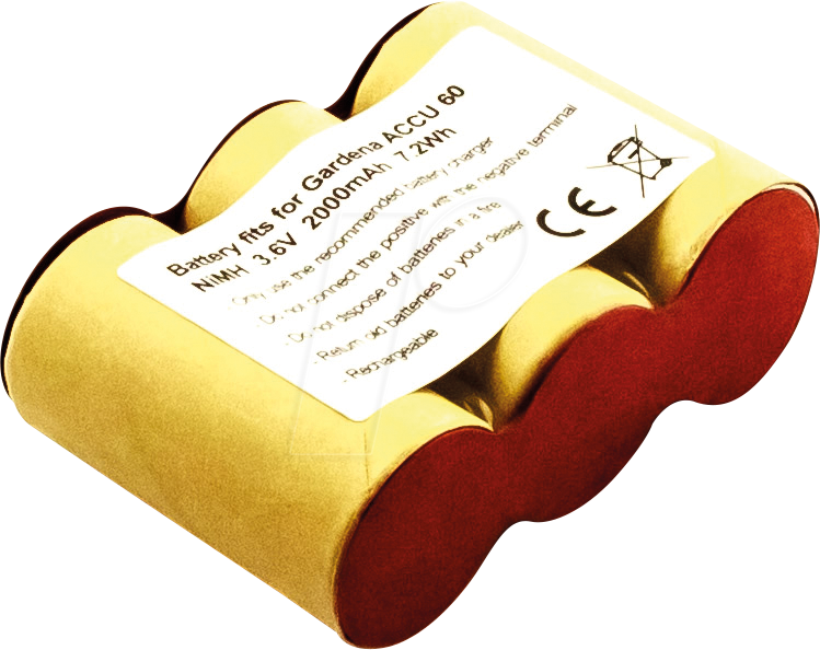 AKKU 31037 - Ersatzakku, Gardena ACCU 60, NiMh, 2000 mAh