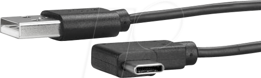 ST USB2AC1MR - USB 2.0 Kabel USB-A auf USB-C gewinkelt 1,0 m