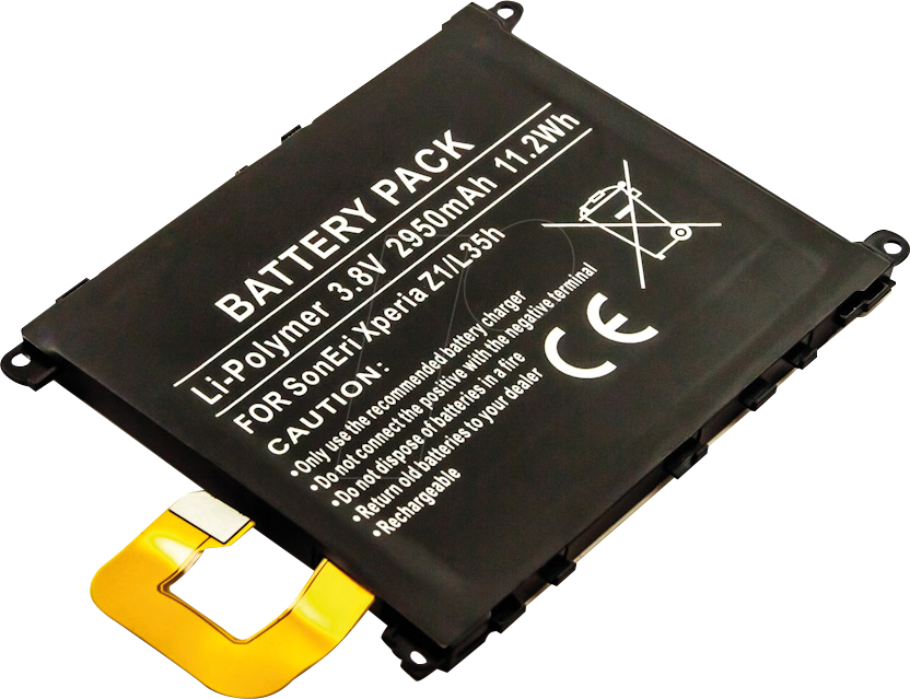 AKKU 10466 - Smartphone-Akku für Sony Ericsson-Geräte, Li-Po, 2950 mAh