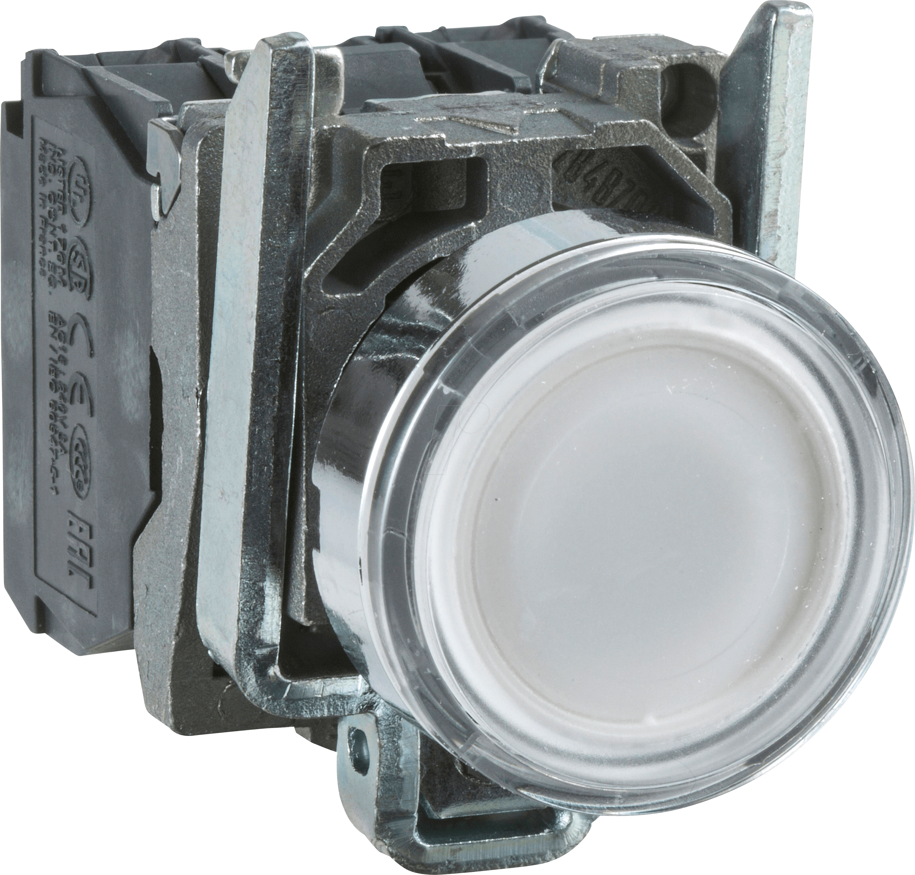 XB4BW31B5 - Leuchtdrucktaster mit 24 V LED, 1 Öffner/1 Schließer, tastend